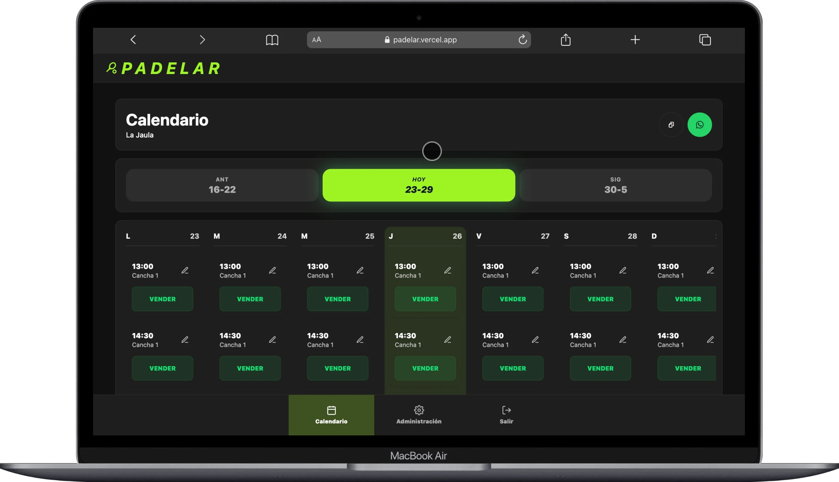 Padelar project visual 1