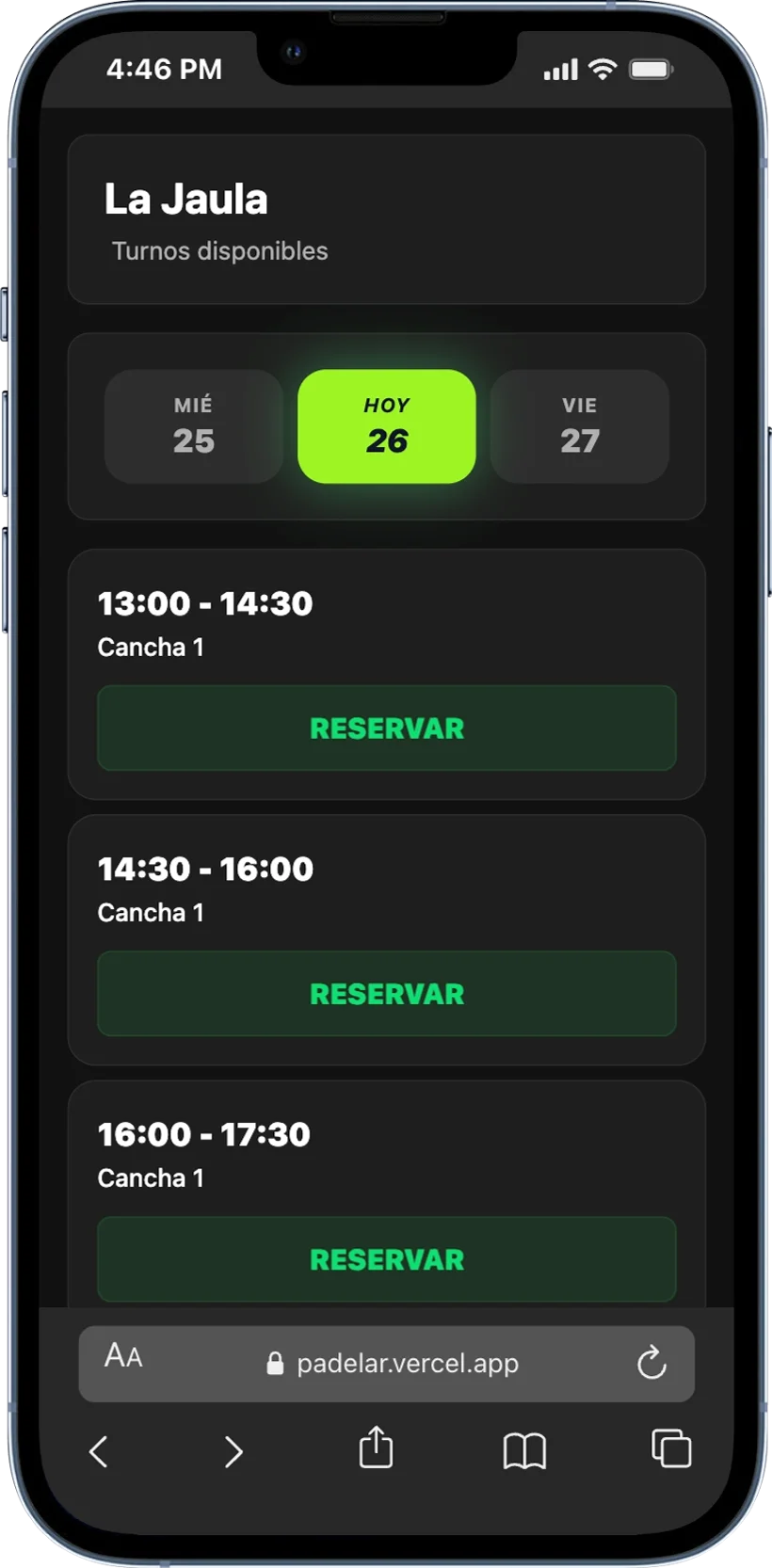 Padelar project visual 2