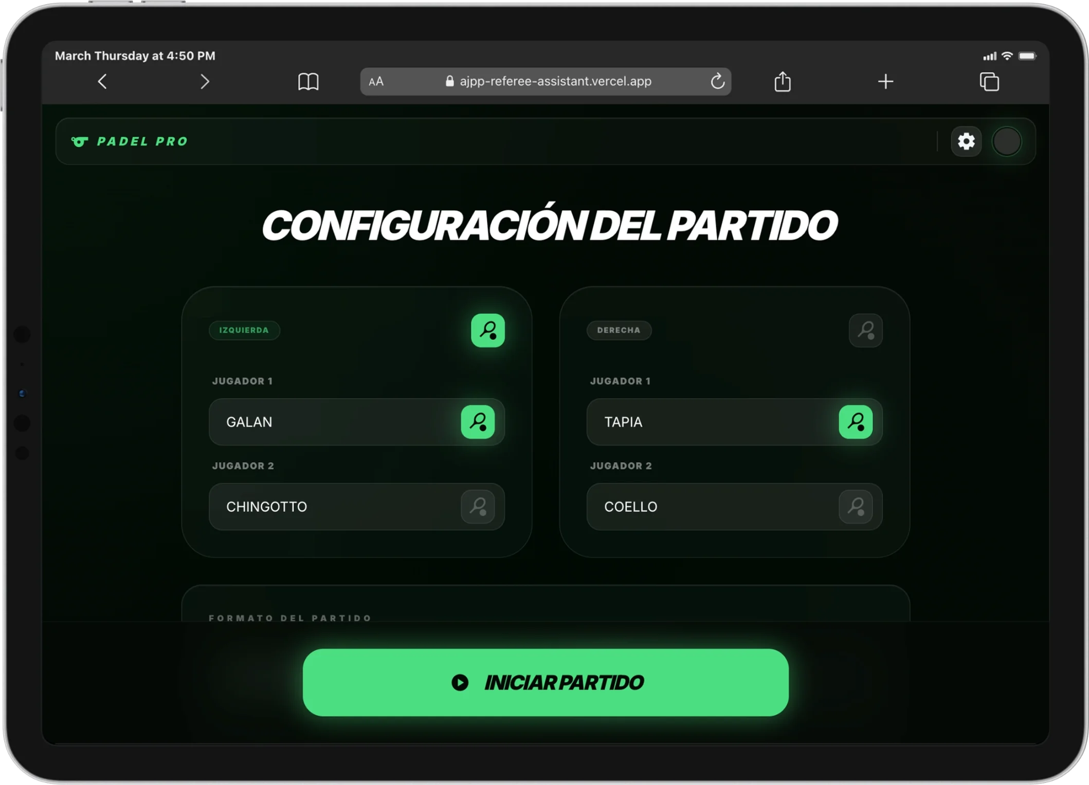 Padel Pro project visual 1