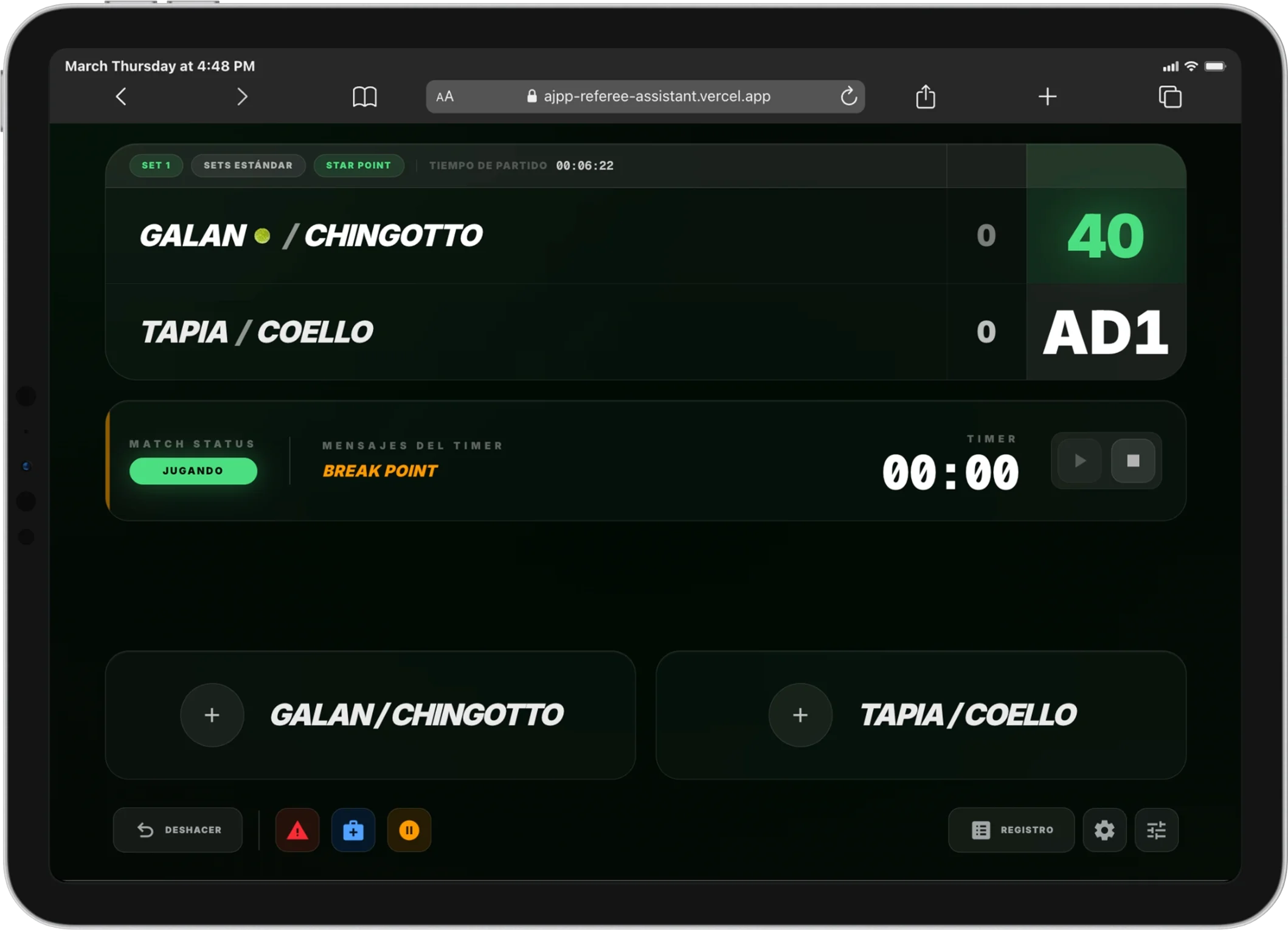 Padel Pro project visual 2